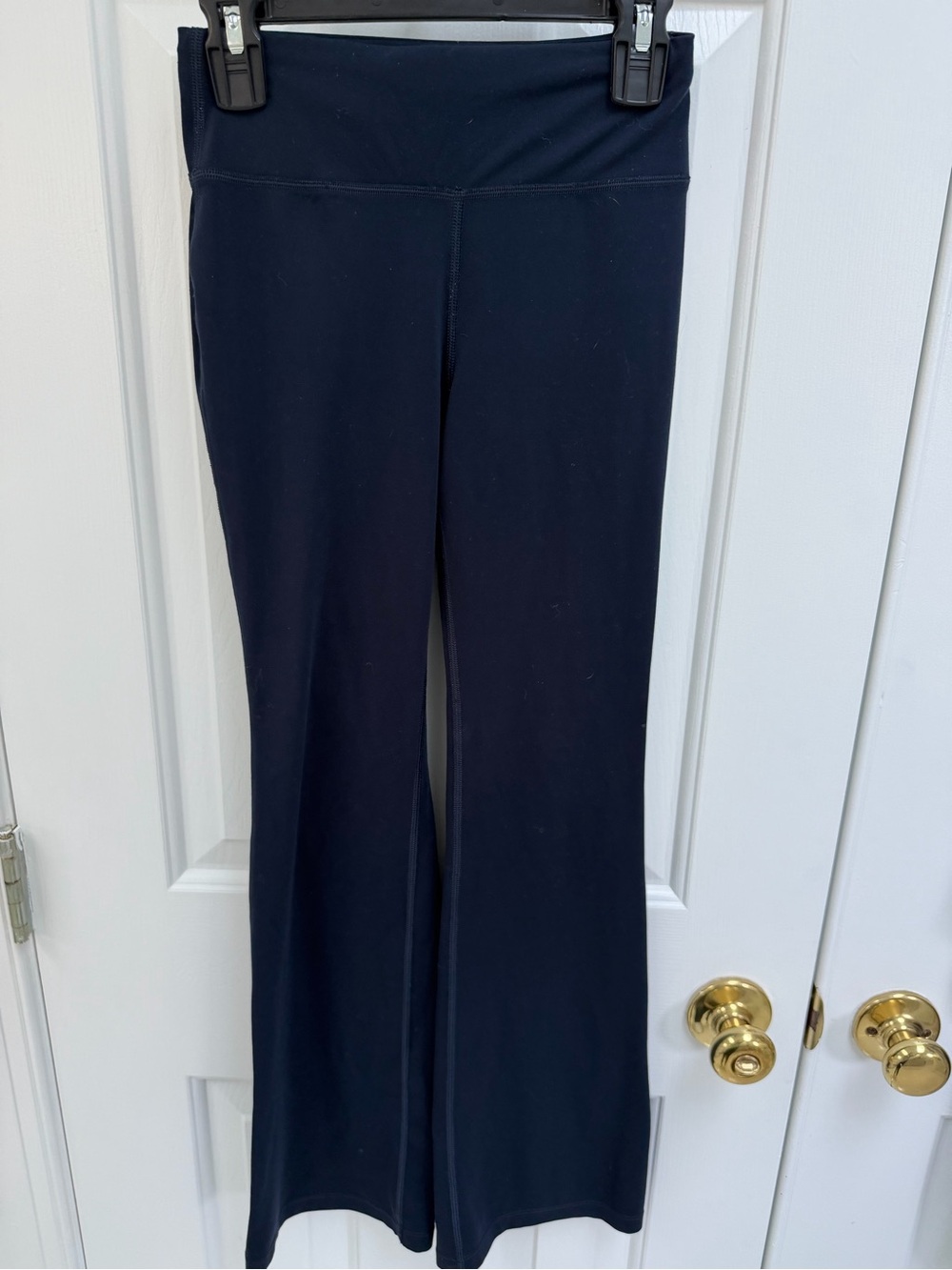Athleta Navy Flare Leggings